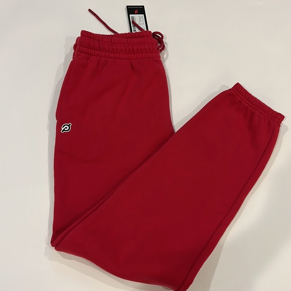 NWT Red Peloton Chic Jogger Sweatpants Sweat Pants - Picture 5 of 5